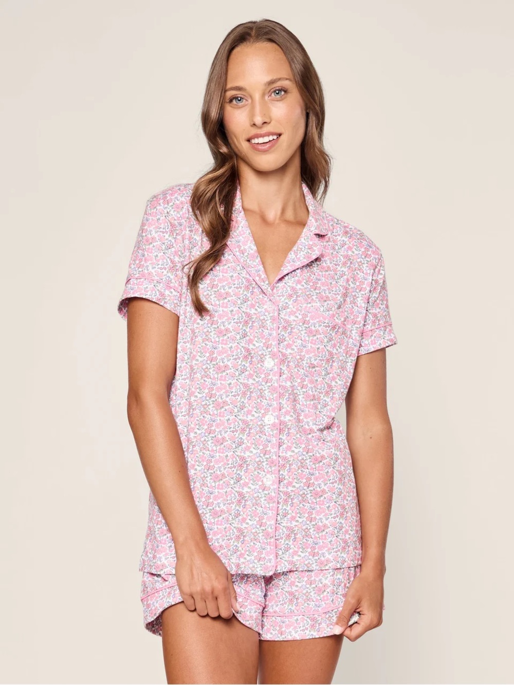 Petite plume pajamas set in Florence rose